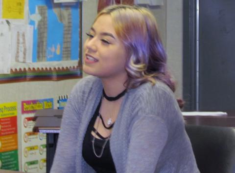 Freshman Lanise Luna participated in an Interview Skills Day at Noli Indian School on Feb. 13 Freshman Lanise Luna participated in an Interview Skills Day at Noli Indian School on Feb. 13