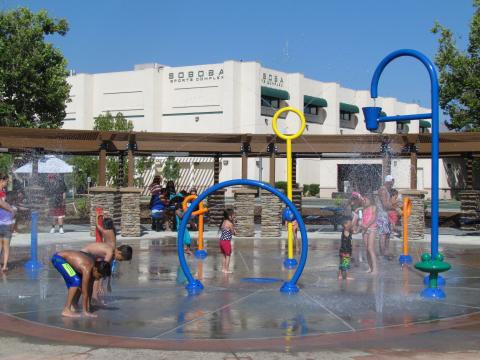The new Splash Pad was an instant hit when the Soboba Sports Complex re-opened on July 5, after a six-month renovation project The new Splash Pad was an instant hit when the Soboba Sports Complex re-opened on July 5, after a six-month renovation project