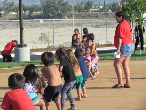 Several age groups competed in tug-of-war contests during the reopening of the Soboba Sports Complex facilities on July 5, where a Tribal Community Independence Day Celebration was also held Several age groups competed in tug-of-war contests during the reopening of the Soboba Sports Complex facilities on July 5, where a Tribal Community Independence Day Celebration was also held