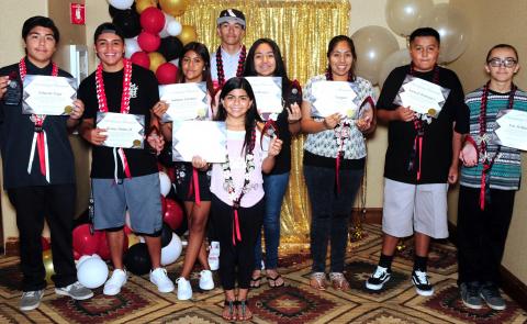 Silver Achievement students honored by Soboba on Aug. 4 Silver Achievement students honored by Soboba on Aug. 4