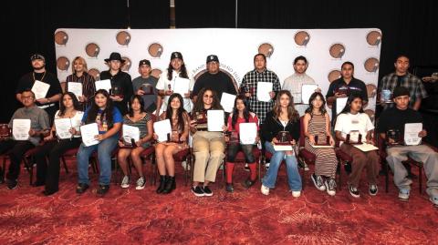 Soboba students who earned Silver Outstanding Achievement with a GPA of 3.0-3.4 were honored at this year’s awards ceremony on July 23 Soboba students who earned Silver Outstanding Achievement with a GPA of 3.0-3.4 were honored at this year’s awards ceremony on July 23