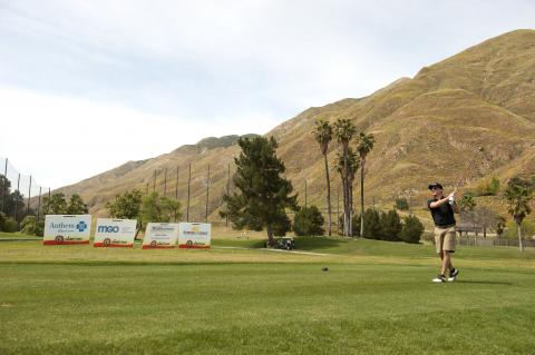 A player takes a swing during last year’s Soboba Foundation & Soboba Casino Charity Golf Tournament under a beautiful backdrop of the San Jacinto Mountains A player takes a swing during last year’s Soboba Foundation & Soboba Casino Charity Golf Tournament under a beautiful backdrop of the San Jacinto Mountains
