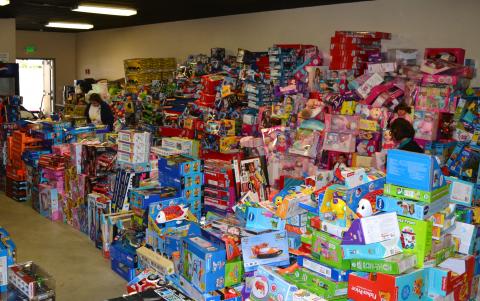 More than 6,000 toys were collected and distributed during last year’s Soboba Gives Back Toy Drive More than 6,000 toys were collected and distributed during last year’s Soboba Gives Back Toy Drive