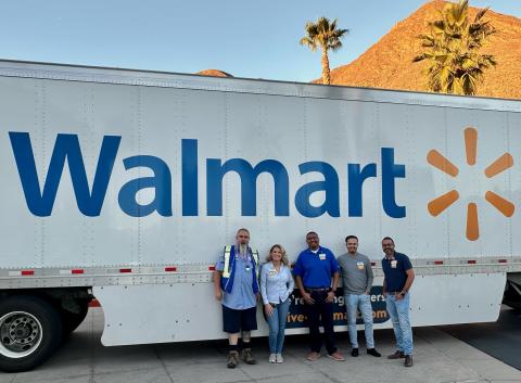 Beaumont’s Walmart delivered 5,000 toys for the annual Soboba Gives Back event that benefits San Jacinto and Hemet school districts and many nonprofits, Tribal organizations and other surrounding Tribes. From left, Walmart truck driver Ben, store manager Jessica Lewis, Coach Geovanny Contreras, Coach Danny Lemus, and Store Lead Julio Ortiz. Soboba Band of Luiseño Indians courtesy photo Beaumont’s Walmart delivered 5,000 toys for the annual Soboba Gives Back event that benefits San Jacinto and Hemet school districts and many nonprofits, Tribal organizations and other surrounding Tribes. From left, Walmart truck driver Ben, store manager Jessica Lewis, Coach Geovanny Contreras, Coach Danny Lemus, and Store Lead Julio Ortiz. Soboba Band of Luiseño Indians courtesy photo