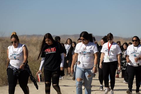 Noli students, staff and others participate in the first annual Walking Against Diabetes schoolwide event on Nov. 9. Photo courtesy of Nevaeh Ochoa Noli students, staff and others participate in the first annual Walking Against Diabetes schoolwide event on Nov. 9. Photo courtesy of Nevaeh Ochoa