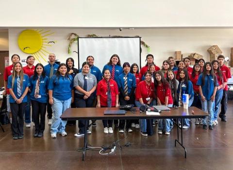 The Soboba Tribal TANF WE LEAD youth interns at a meet-and-greet luncheon, June 12 The Soboba Tribal TANF WE LEAD youth interns at a meet-and-greet luncheon, June 12