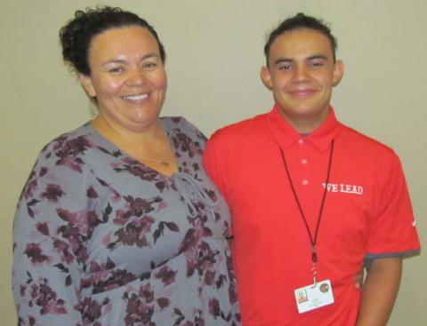 Kelli Hurtado, left and her son, Victor, 14, attended the WE LEAD Meet and Greet Luncheon on June 20. Victor is working at Noli Indian School through the end of July Kelli Hurtado, left and her son, Victor, 14, attended the WE LEAD Meet and Greet Luncheon on June 20. Victor is working at Noli Indian School through the end of July
